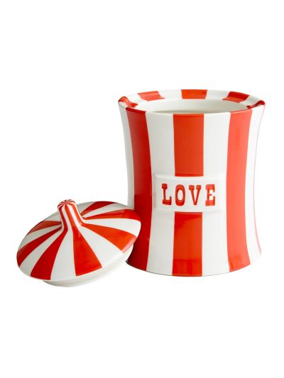 Jonathan Adler | Vice Love Canister | Rood