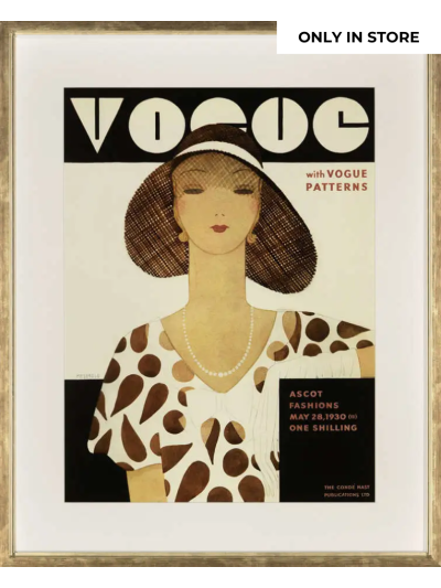 Vogue Covers Print met lijst May 1930 - Vorspaget Home