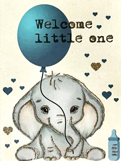 Vanilla Fly | Wenskaart | Welcome little One Boy | Vorspaget Home